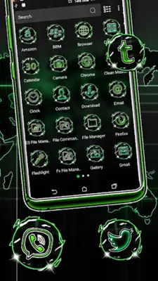 Digital Map Theme Launcher android App screenshot 3